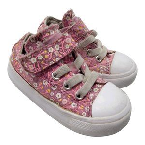 Converse Chuck Taylor All Star 1V Ox Ditsy Floral Peony  Sneakers Sz 5 Toddler